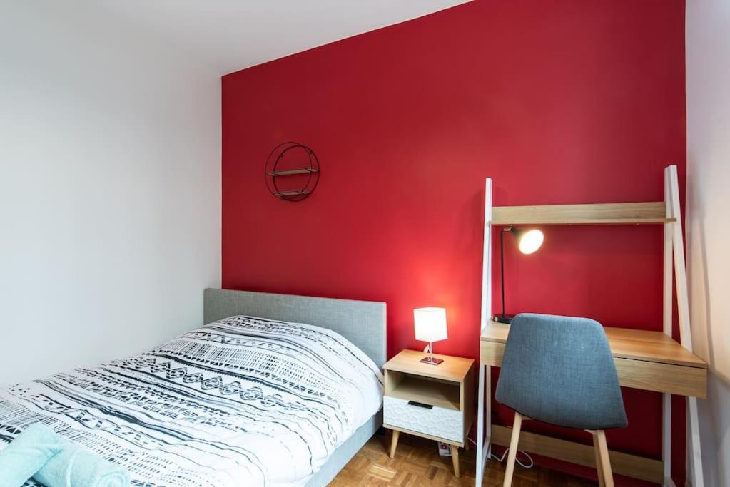 Appartement Renove Pour 6 Avec Parking Villeurbanne Bagian luar foto