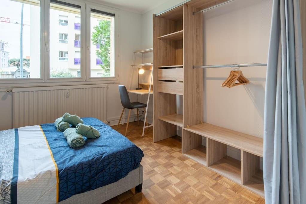 Appartement Renove Pour 6 Avec Parking Villeurbanne Bagian luar foto