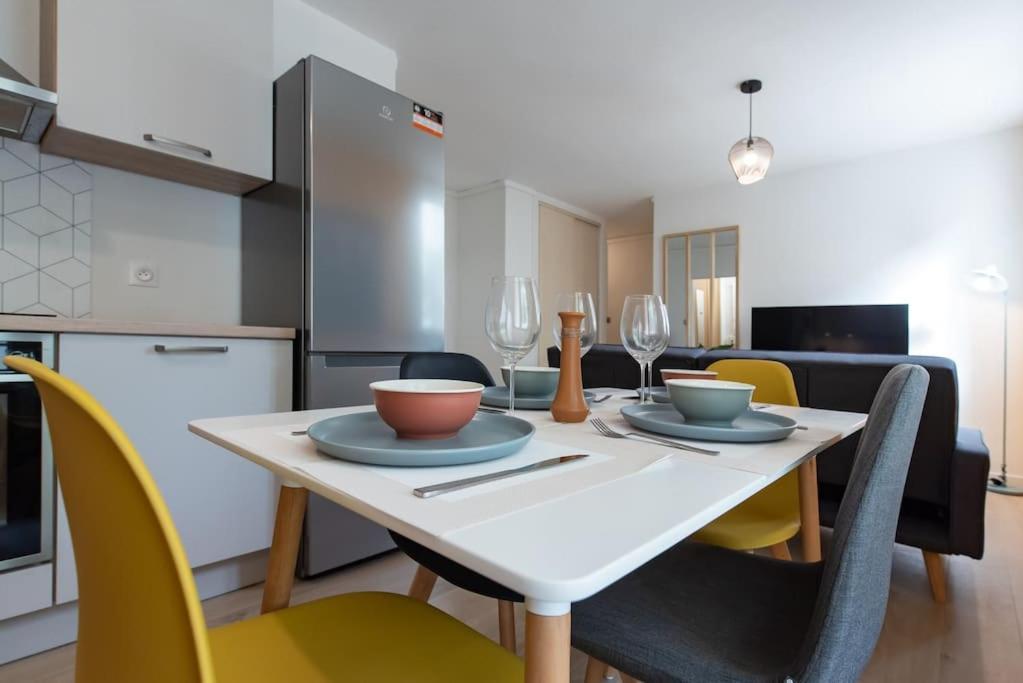 Appartement Renove Pour 6 Avec Parking Villeurbanne Bagian luar foto