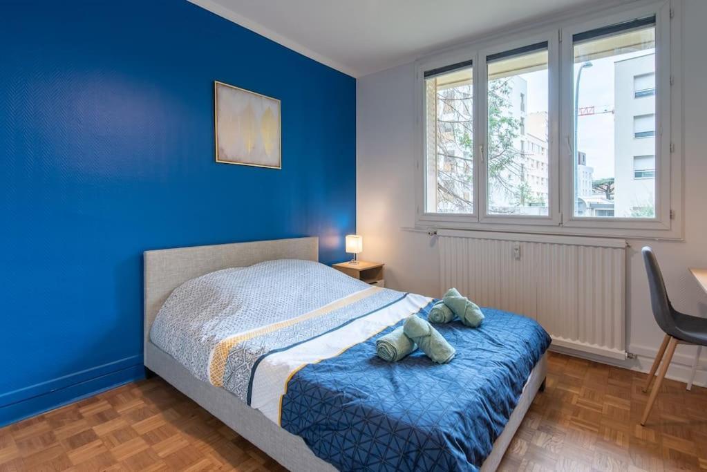 Appartement Renove Pour 6 Avec Parking Villeurbanne Bagian luar foto