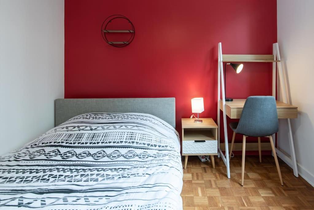 Appartement Renove Pour 6 Avec Parking Villeurbanne Bagian luar foto